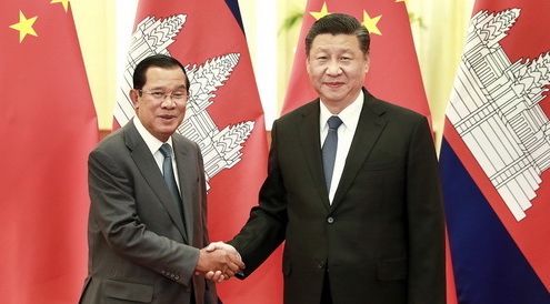 Hun Sen XI Jinping
