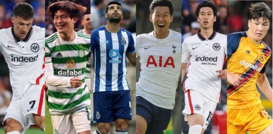 futbolistas asiáticos