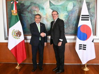 Ebrard Jin México Corea