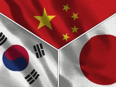 China Corea Japón