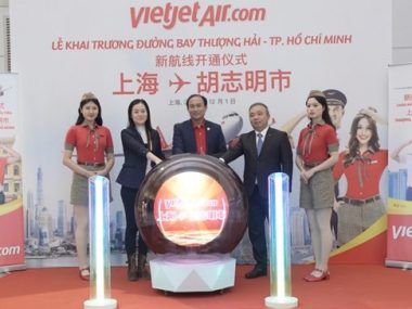 VIETJET HO CHI MINH SHANGHAI