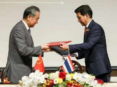 Tailandia y China