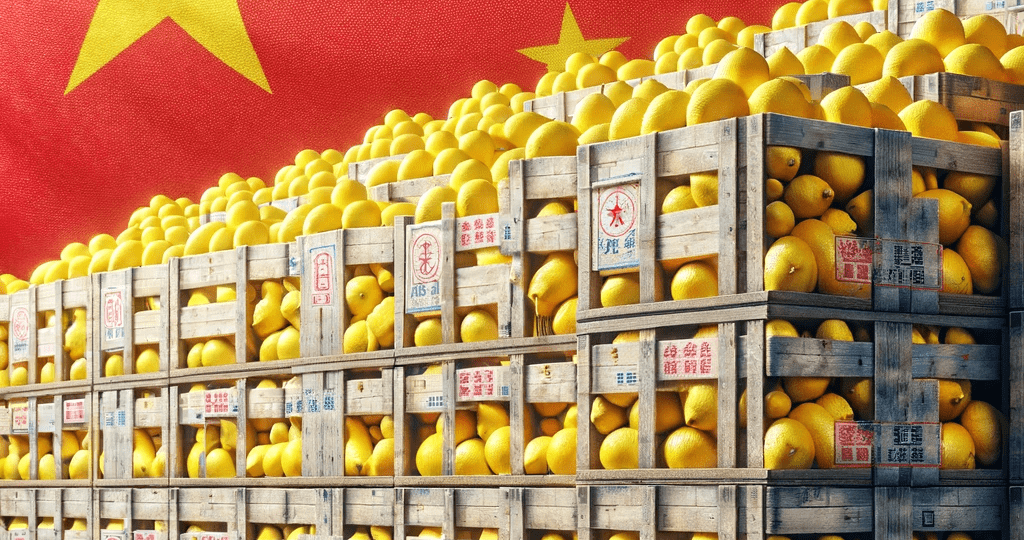 exportación de limones