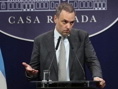 China vocero Adorni
