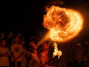 escupir fuego