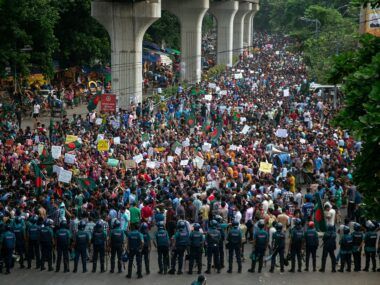 Bangladesh protestas