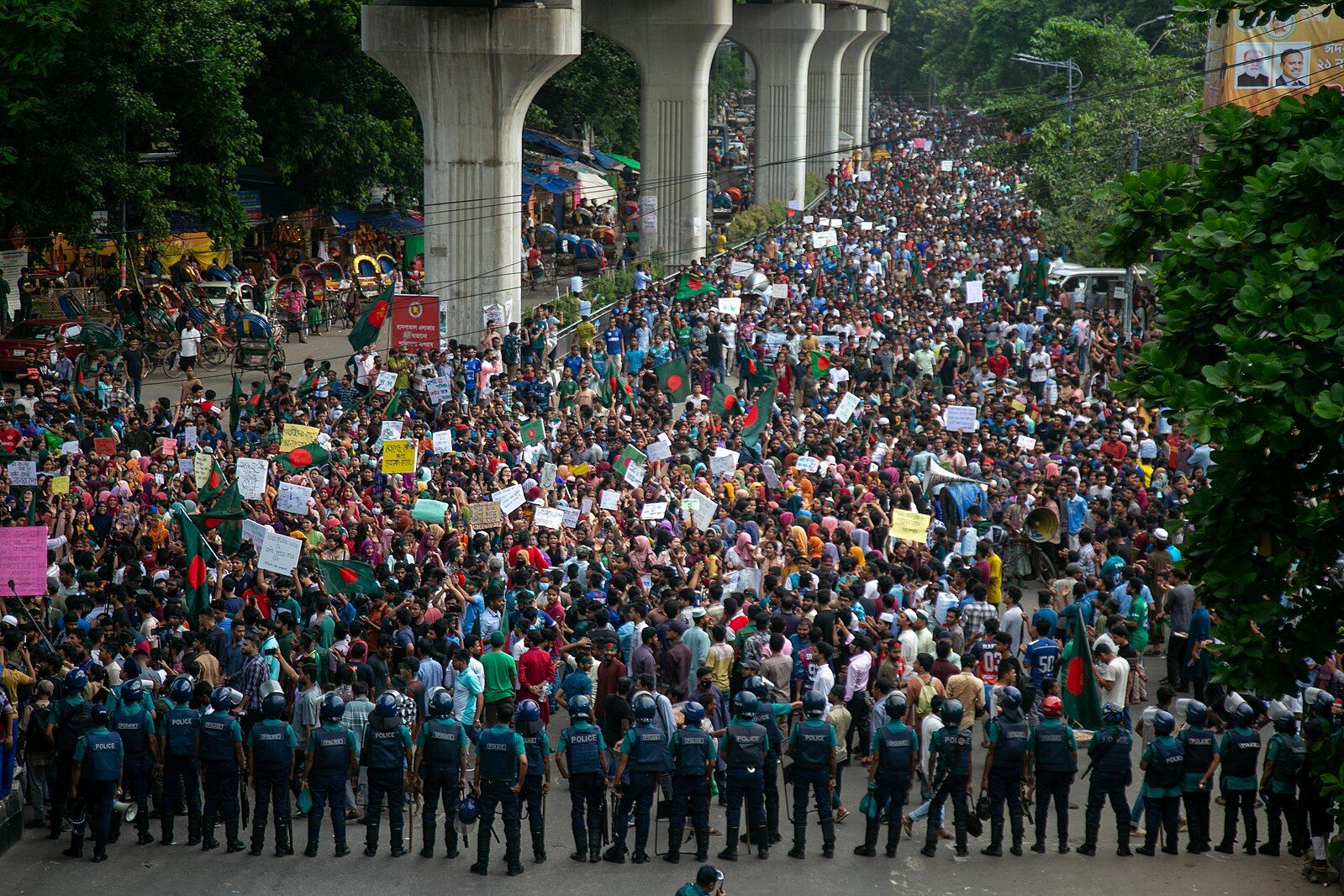 Bangladesh protestas