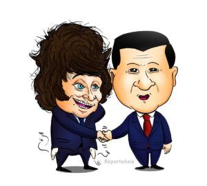 Milei Xi jinping swap china