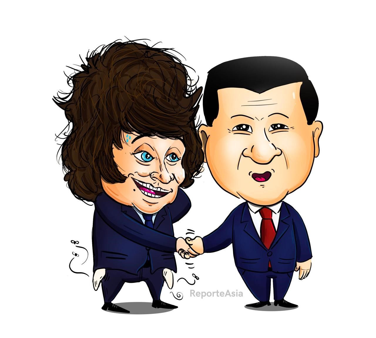 Milei Xi jinping swap china