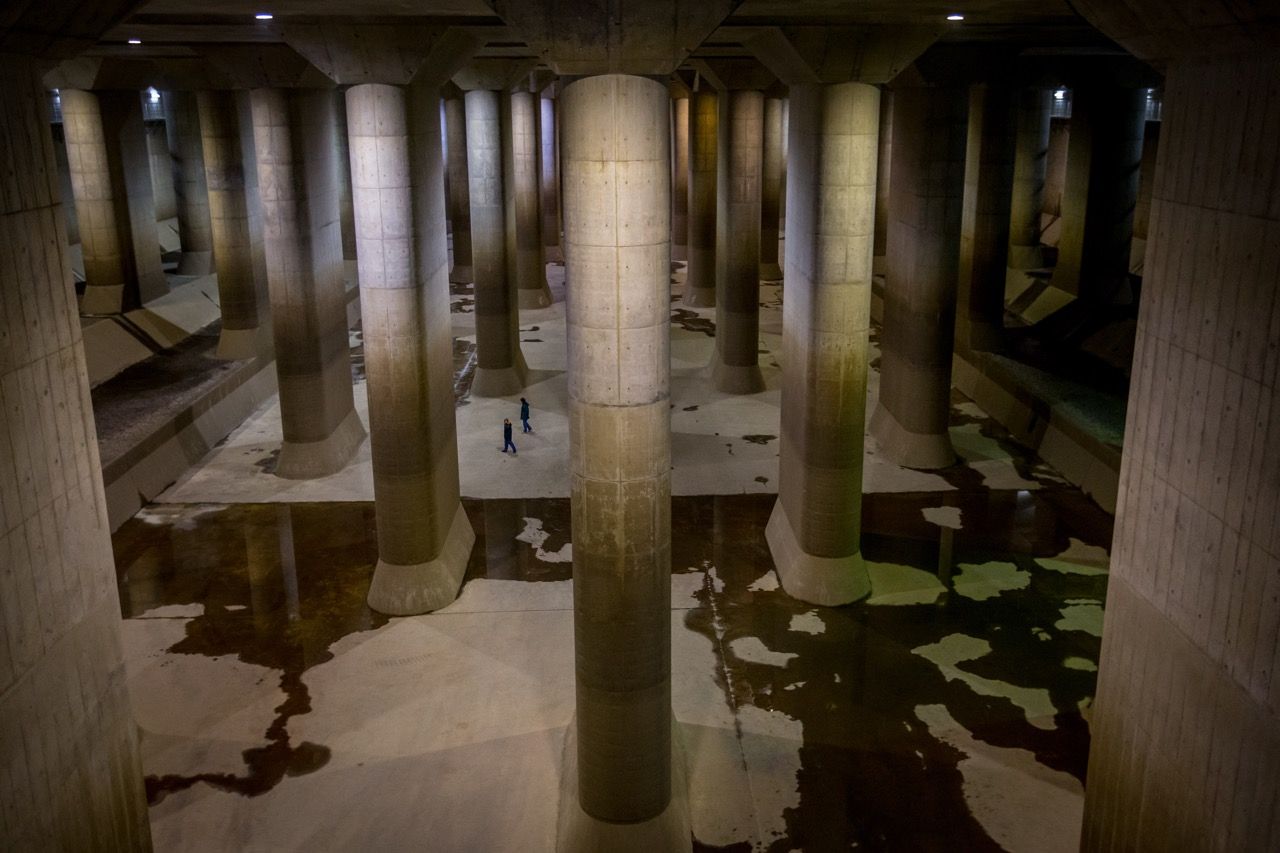 catedral subterránea de Tokio