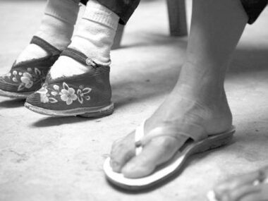 vendado de pies