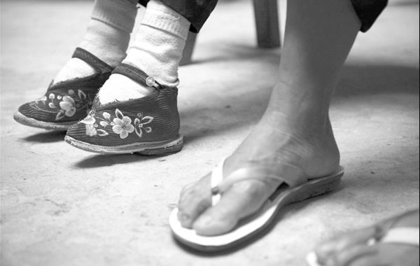 vendado de pies