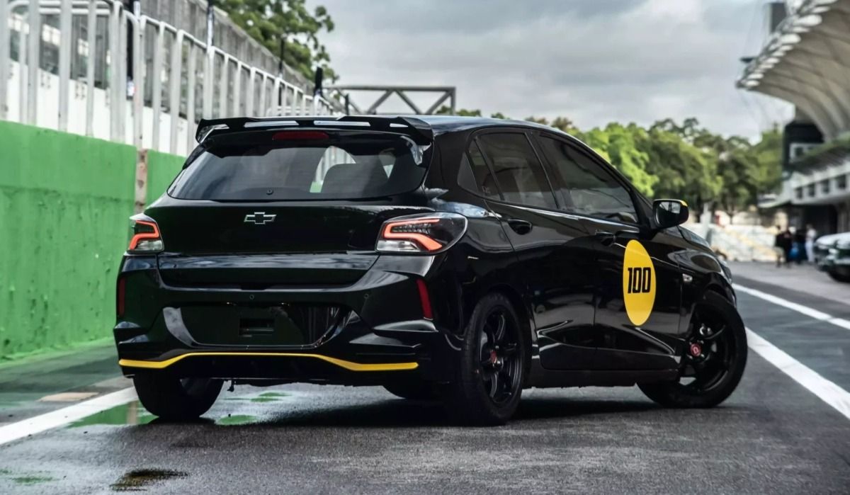 Prototipo del Chevrolet Onix Track Day en circuito brasileño