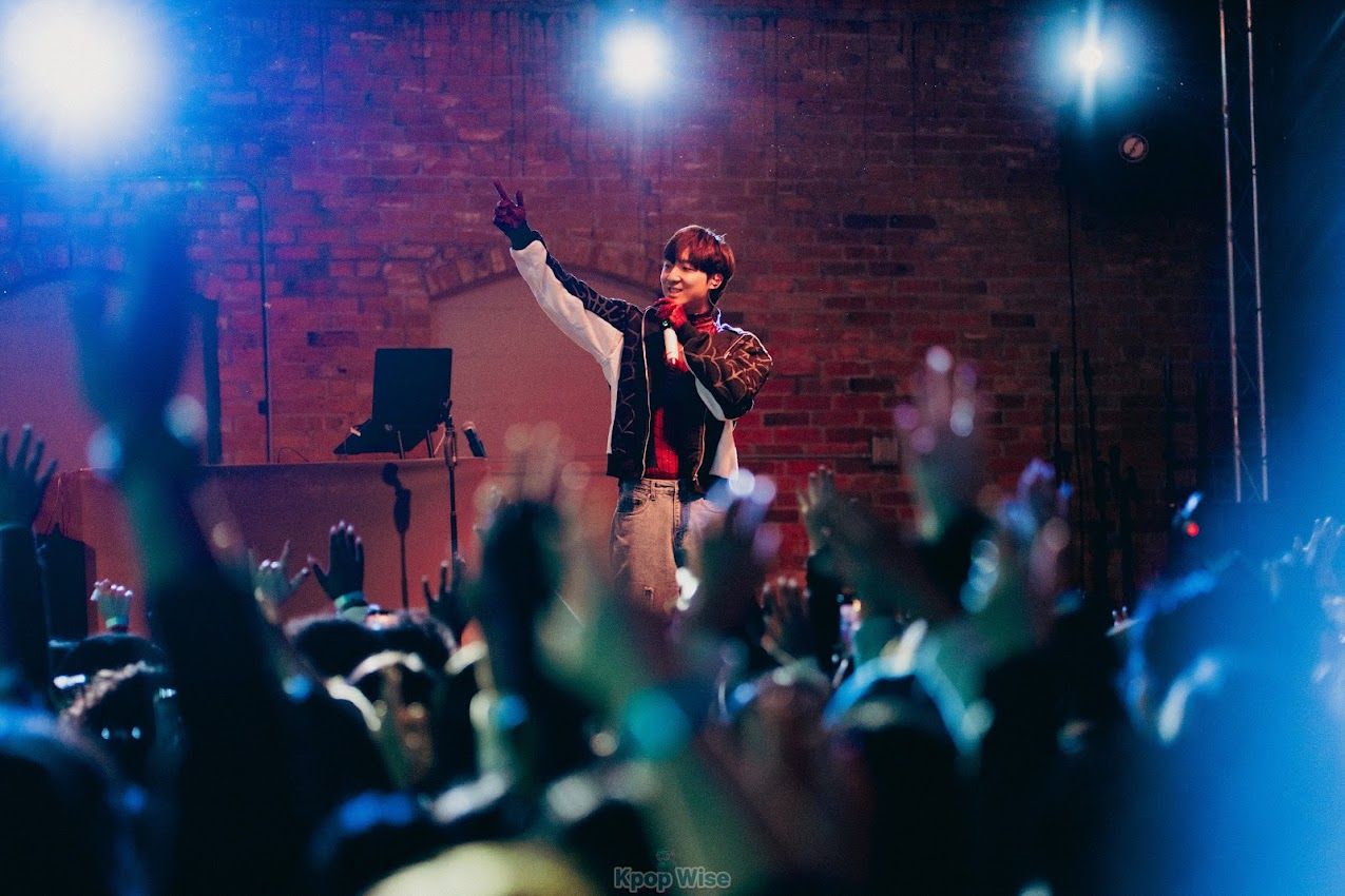 Junny blanc tour en Dallas durante su presentación de R&B intercultural