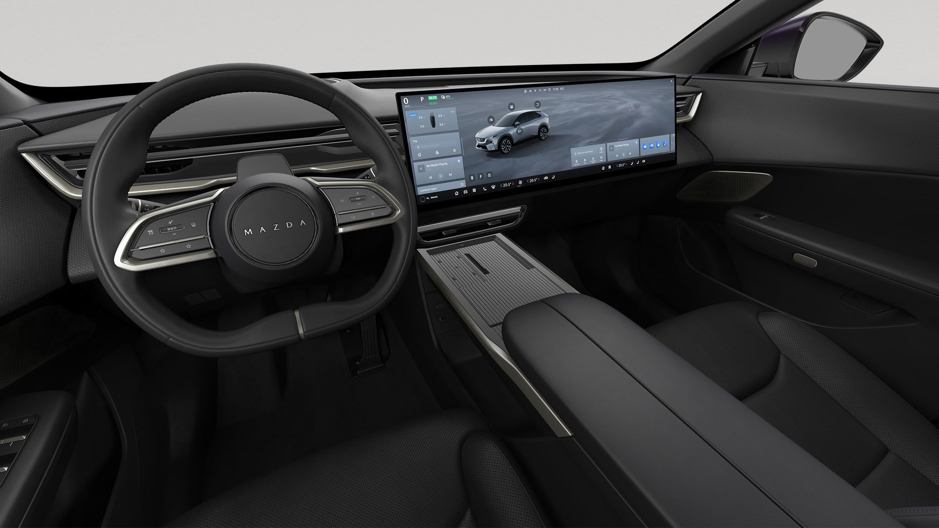 Mazda CX-6e innovación digital pantalla 5K en SUV eléctrico 2026