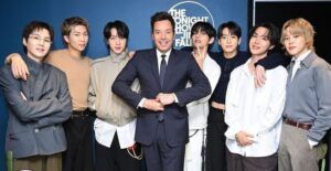 BTS Jimmy Fallon