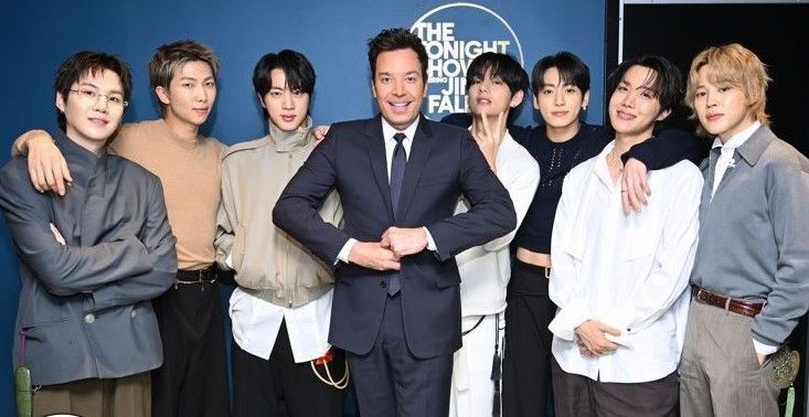 BTS Jimmy Fallon