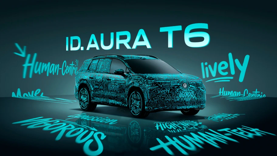 Volkswagen ID. Aura T6 presentado con tecnología Xpeng en China