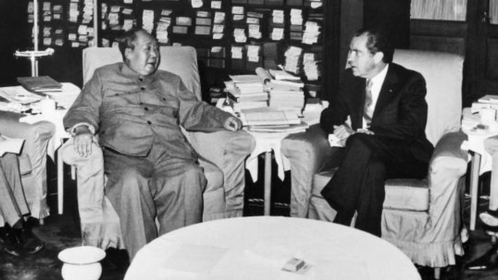 Trump Xi Nixon Mao