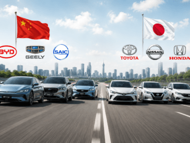 automotrices chinas Toyota, Honda y Nissan pierden millones mientras BYD, SAIC y Geely avanzan en el mercado mundial